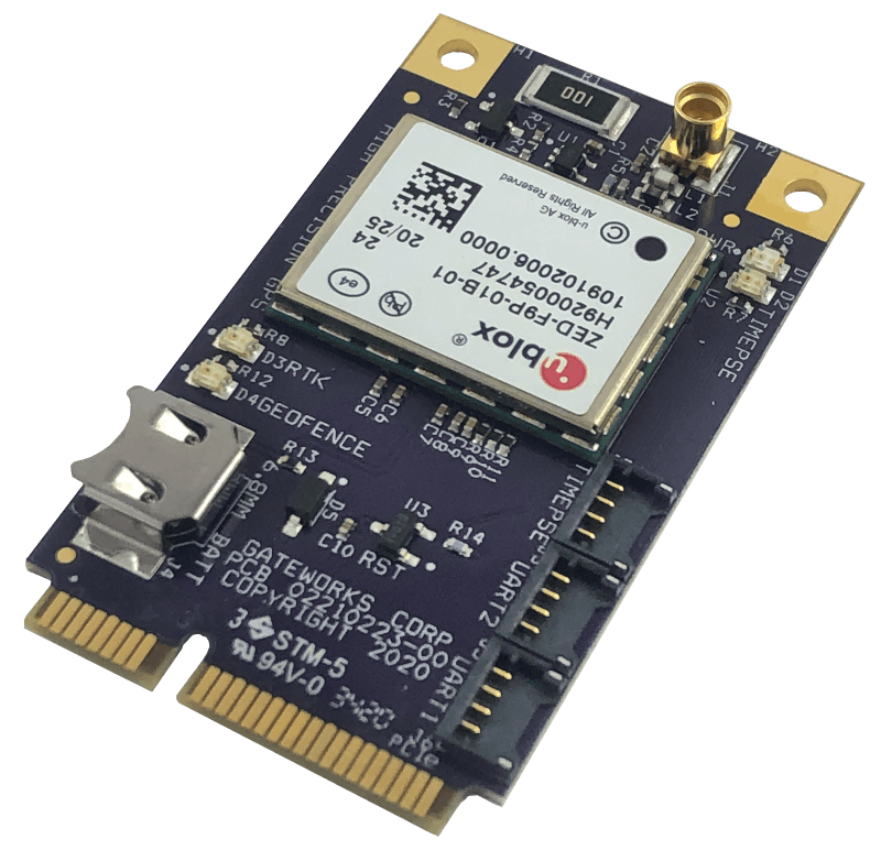 GW16143 High-Precision GPS Mini PCIe Card