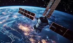 Monitoring troop movements from a space station orbiting Earth during nighttime over Europe. A space station observes troop movements on the ground while illuminating cities and regions across Europe during the night, showcasing global military dynamics Monitoring troop movements from a space station orbiting Earth during nighttime over Europe. A space station observes troop movements on the ground while illuminating cities and regions across Europe during the night, showcasing global military dynamics