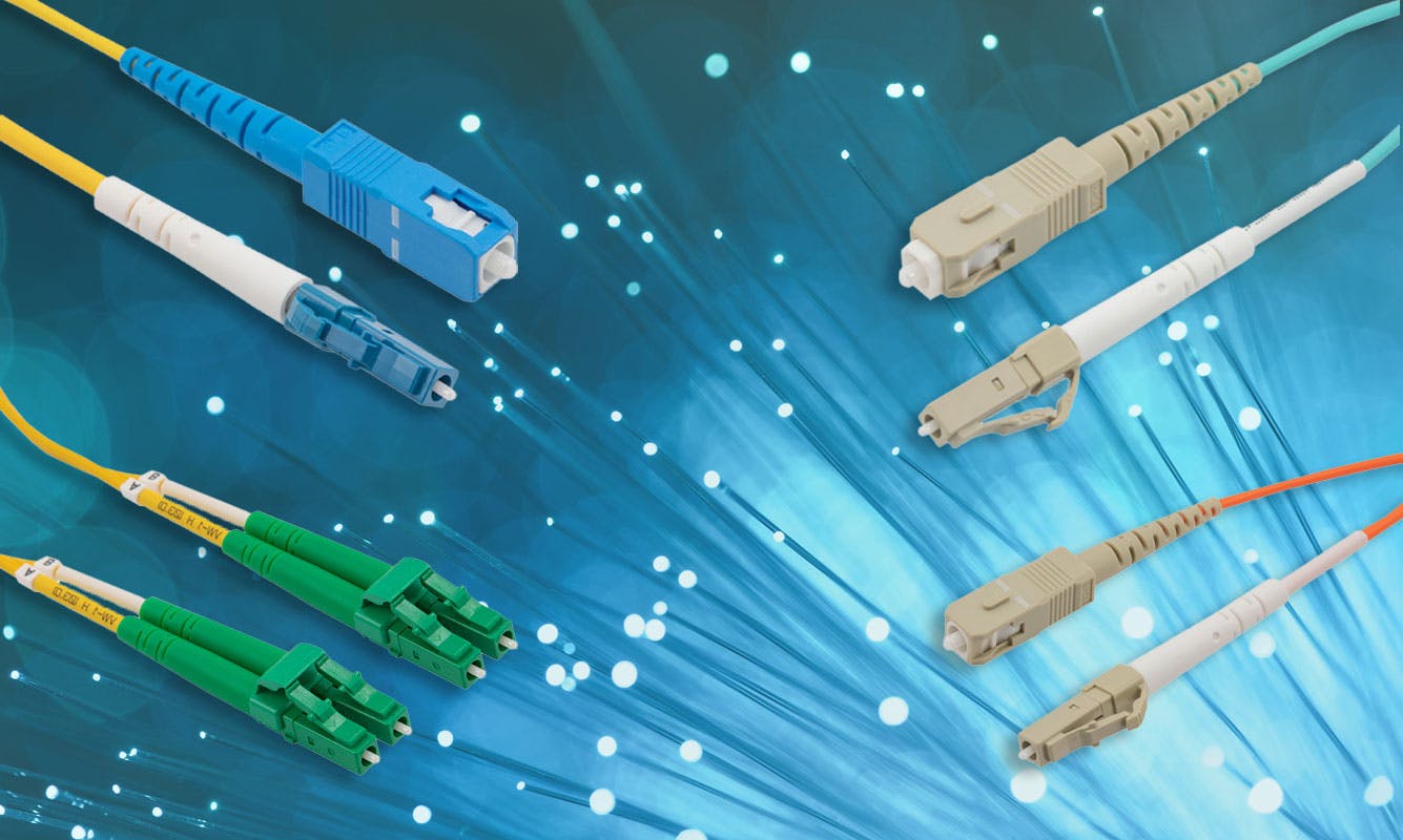 Pasternack offers fiber optic cable assemblies for military and aerospace, telecommunications, data centers, and other high-speed applications.