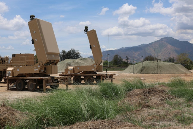 Army high-power microwave weapons operators train in the Philippines last month.