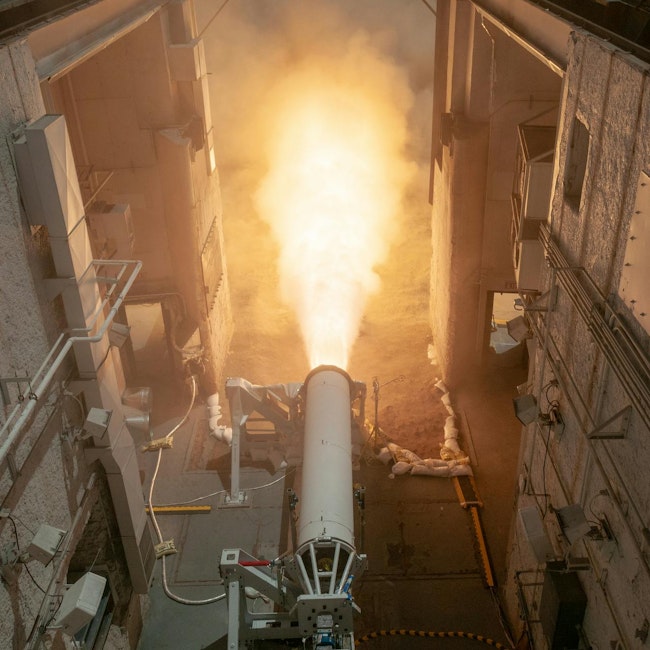 The Lockheed Martin Conventional Prompt Strike (CPS) hypersonic missile undergoes testing.