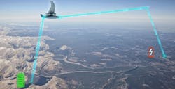 This image illustrates how the DARPA POWER program seeks to develop a power beaming for near-instantaneous energy network This image illustrates how the DARPA POWER program seeks to develop a power beaming for near-instantaneous energy network