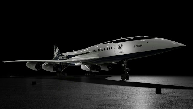 A rendering of the Overture aircraft