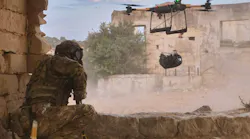 The Service Engineering/Malloy Aeronautics TRV-150C cargo uncrewed aircraft is for battlefield resupply of U.S. Marines.