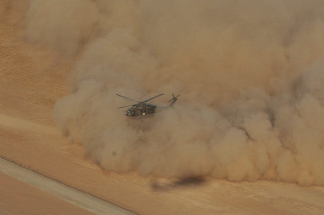Sierra Nevada Corp. is using sensor fusion in avionics designed to help helicopters take off and land in degraded visual conditions.