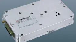 The Empower 1212 RF and microwave power amplifier module is for counter-uncrewed EW applications