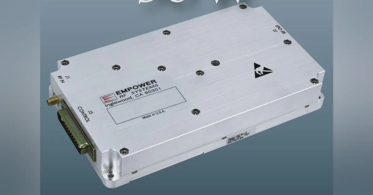 RF and microwave module for counter-uncrewed electronic warfare (EW ...