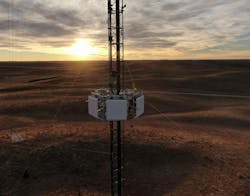 A photo of a cell phone tower A photo of a cell phone tower