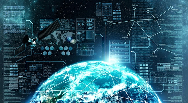 A digital network over Earth from space