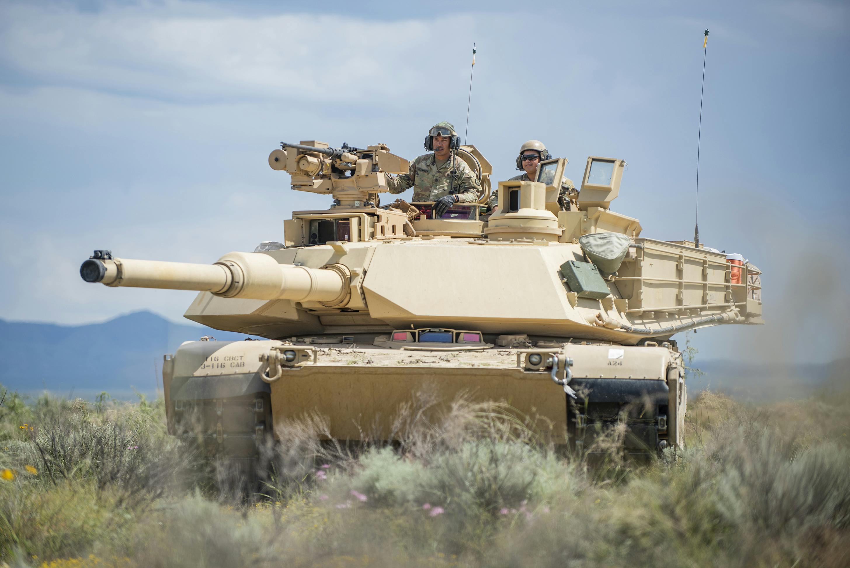 The M1A2 Abrams main battle tank, shown above, will be augmented or replaced by the future M1E3 tank -- a clean-sheet redesign of the Army's venerable Abrams tank.
