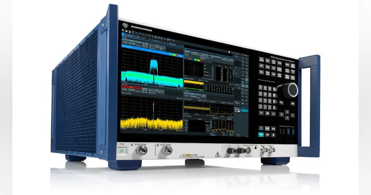 Spectrum analyzer for complex waveforms in military mobile ...