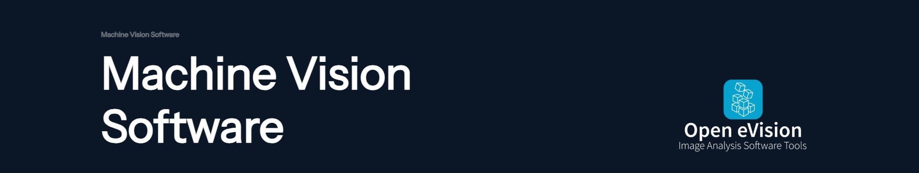 Machine Vision Software