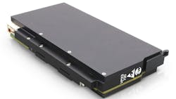 The Curtiss-Wright VPX3-730 high-performance SOSA-aligned 3U VPX graphics processing unit (GPU) module is for radar, display, and sensor-fusion applications that need deep-learning inference and powerful math engines. The Curtiss-Wright VPX3-730 high-performance SOSA-aligned 3U VPX graphics processing unit (GPU) module is for radar, display, and sensor-fusion applications that need deep-learning inference and powerful math engines.