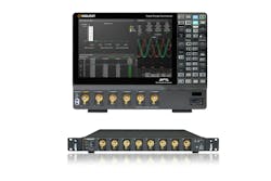 The SIGLENT Technologies high-resolution digital storage oscilloscopes from Saelig offer three SDS5000L models: 350 MHz, 500 MHz, and 1 GHz, all with eight analog channels. The SIGLENT Technologies high-resolution digital storage oscilloscopes from Saelig offer three SDS5000L models: 350 MHz, 500 MHz, and 1 GHz, all with eight analog channels.