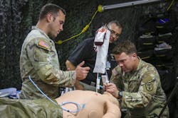 Soldiers at Fort Campbell, Ky., test their medical capabilities in austere conditions during a recent exercise. Soldiers at Fort Campbell, Ky., test their medical capabilities in austere conditions during a recent exercise.