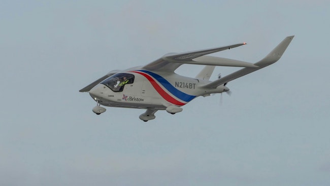 Beta's CX300 aircraft flying in Norway