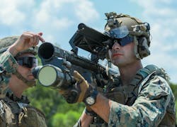 Raytheon is building launchers to enable helicopters and UAVs to launch the shoulder-fired Stinger missile, shown here. Raytheon is building launchers to enable helicopters and UAVs to launch the shoulder-fired Stinger missile, shown here.