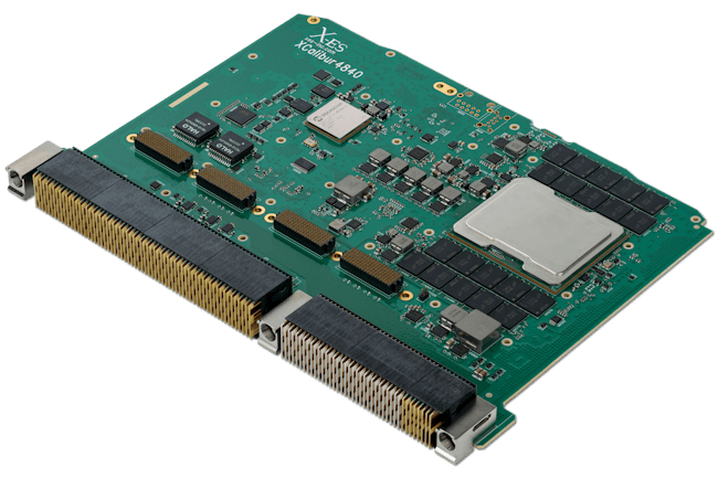 The X-ES XCalibur4840 secure high-performance single-board computer is for computationally heavy applications that need cyber security.