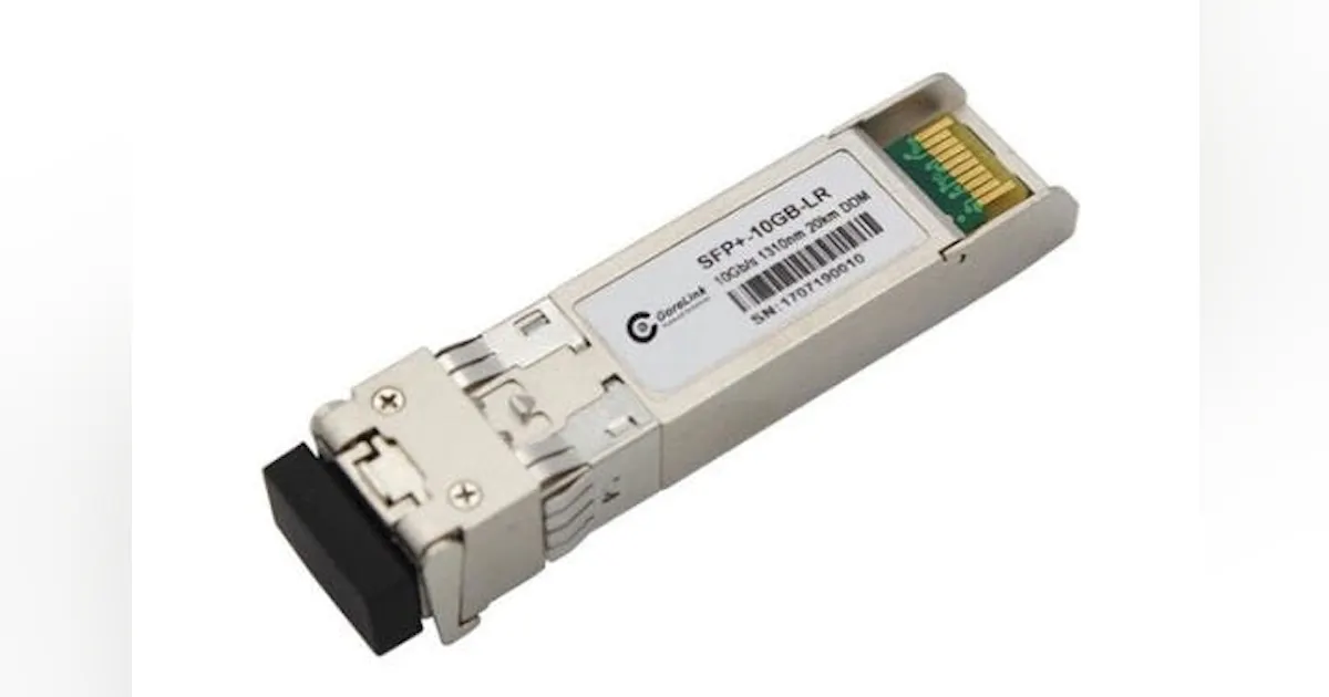 10 Sfp Module 10G Optical Transceiver Module Singlemode SMF Duplex SFP+ 1310nm 10km ...