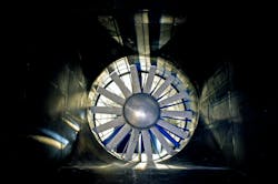 An image of a wind tunnel An image of a wind tunnel