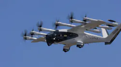 Archer's Midnight eVTOL in flight earlier this year.