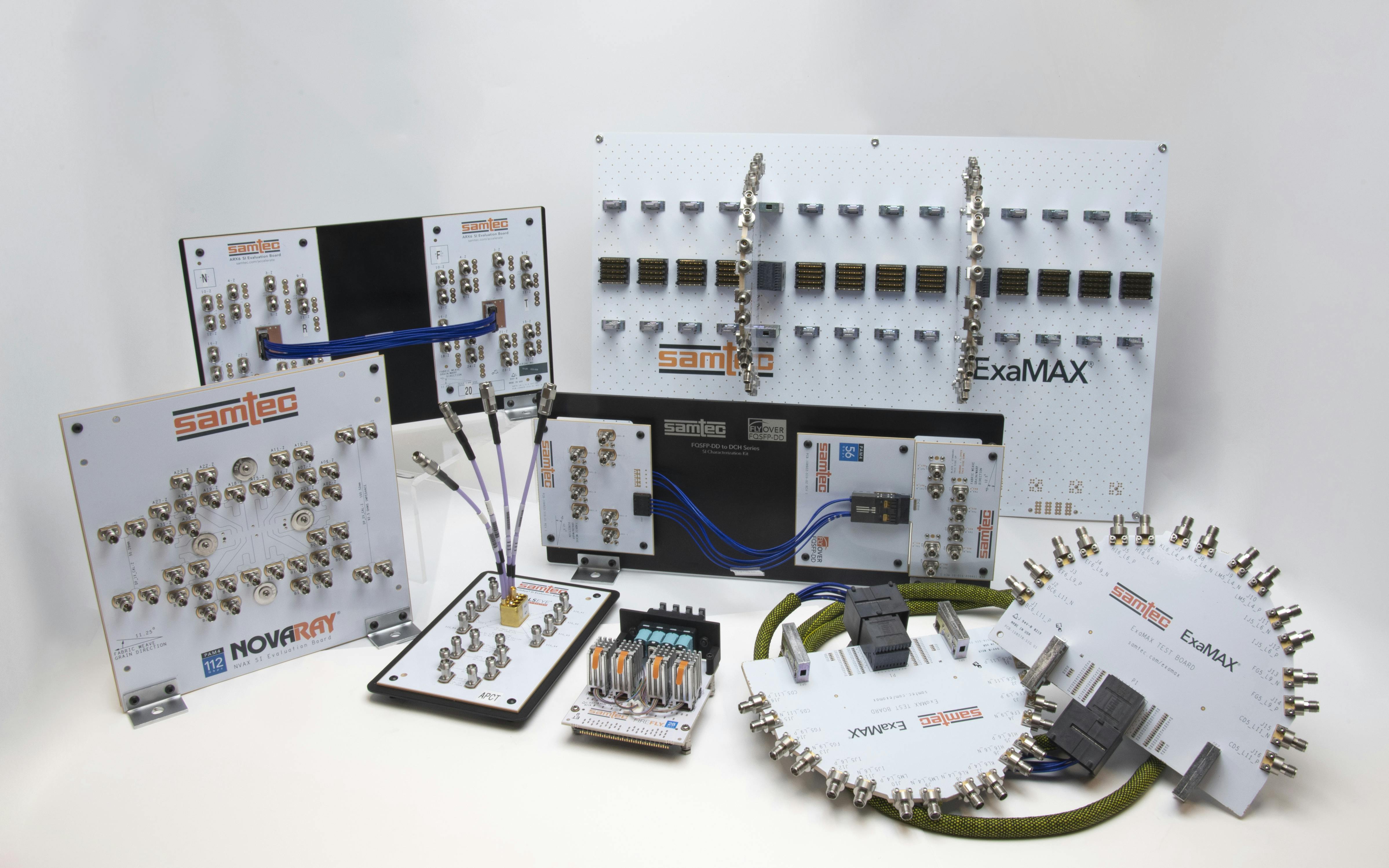 Samtec development and evaluation kits for cabling and connectors handle industry-standard development