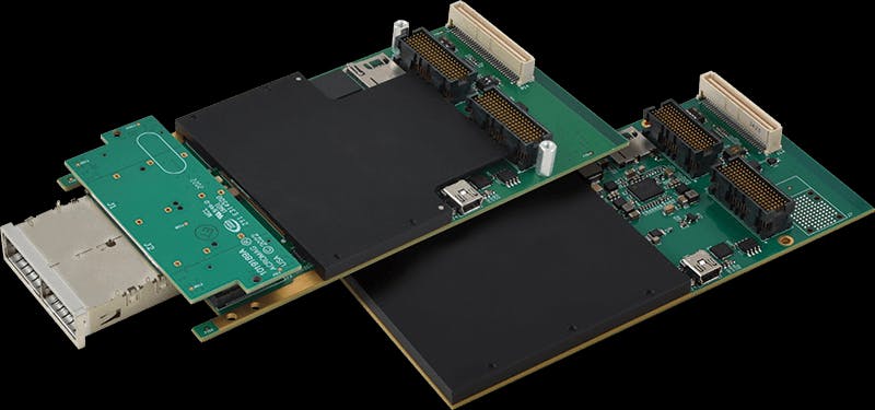 The Acromag XMC-FZU7EV XMC embedded computing module is for accelerated computing, imaging algorithms, advanced filtering, and similar data-processing applications.