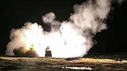 Artillery soldiers fire M31 Guided Multiple Launch Rocket Systems from their M270A1 MLRS during the Thunder Cloud live-fire exercise in Andoya, Norway in September 2021.