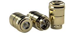 The Smiths Interconnect EZiCoax single-piece compression mount is for military SATCOM and radar applications. The Smiths Interconnect EZiCoax single-piece compression mount is for military SATCOM and radar applications.