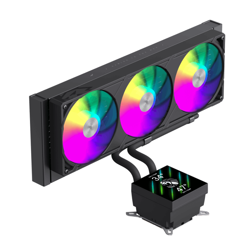 The GAMEMAX Glacier series liquid cooling systems are for PC processors and graphics processors.