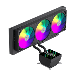 The GAMEMAX Glacier series liquid cooling systems are for PC processors and graphics processors. The GAMEMAX Glacier series liquid cooling systems are for PC processors and graphics processors.
