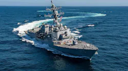 The USS Jack H. Lucas (DDG 125) is the first Arleigh Burke-class guided-missile destroyer built in the Flight III configuration.