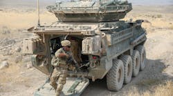 Army soldiers exit a 30-millimeter Stryker Infantry Carrier Vehicle during a team fire lane at in Armavir, Armenia, in July 2024. Army soldiers exit a 30-millimeter Stryker Infantry Carrier Vehicle during a team fire lane at in Armavir, Armenia, in July 2024.