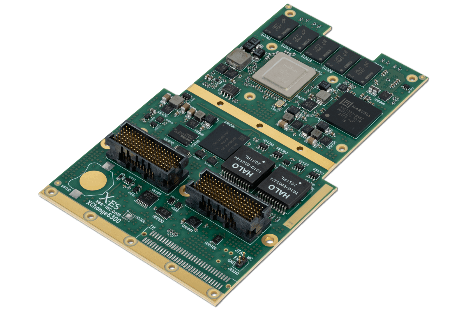 The X-ES XChange6300 Embedded Services Router is for stationary and mobile network nodes across wired and wireless links.