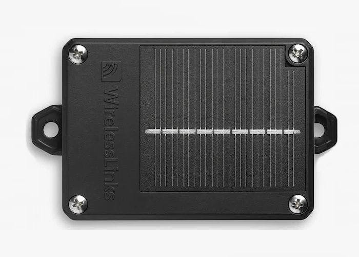 The Wireless Links Piccolo Mini Hybrid dual-mode GPS satellite navigation tracking unit is for heavy equipment, trailer tracking, and temperature monitoring.