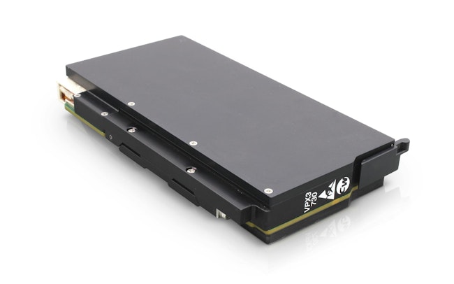 The rugged SOSA-aligned Curtiss-Wright VPX3-730 high-performance embedded computing (HPEC) GPU card combines an NVIDIA RTX PRO Blackwell-generation GPU and ConnectX-7 SmartNIC for 100 Gigabit Ethernet and PCI Express Gen 4/5 connectivity.