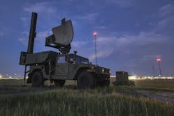 The Air Traffic Navigation, Integration and Coordination System conducts simulated nighttime airfield operations at Robins Air Force Base, Ga., last August. The Air Traffic Navigation, Integration and Coordination System conducts simulated nighttime airfield operations at Robins Air Force Base, Ga., last August.