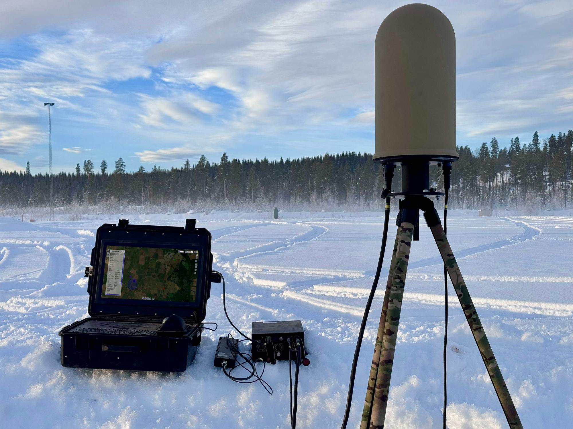 The METIS Aerospace THEIA operating system and graphical user interface to enhance the company's drone-detection technology by consolidating complex radio frequency (RF) data into a user-friendly interface.