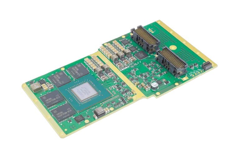 The Concurrent Technologies Narvi rugged Switched Mezzanine Card (XMC) general-purpose graphics processing unit (GPGPU) and graphics processing card is for demanding military and aerospace applications.