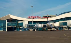 The Almaty International Airport in Almaty, Kazakhstan. ID 35543659 © Byelikova | Dreamstime.com The Almaty International Airport in Almaty, Kazakhstan. ID 35543659 © Byelikova | Dreamstime.com
