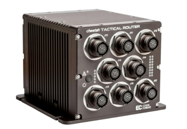 The Sundance Microprocessor and Etion Cheetah tactical router is for military vehicles and other harsh-environment edge applications.