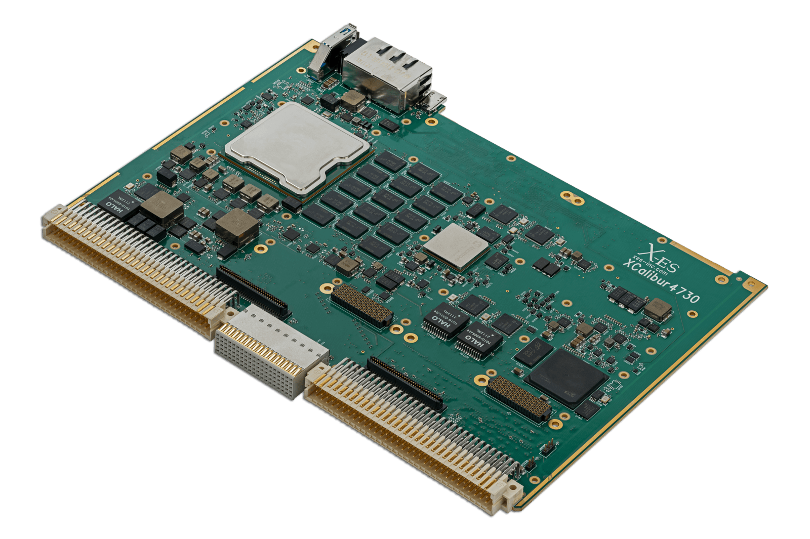 The X-ES XCalibur4730 secure 6U VME single-board computer is for computationally heavy applications that require maximum data protection.
