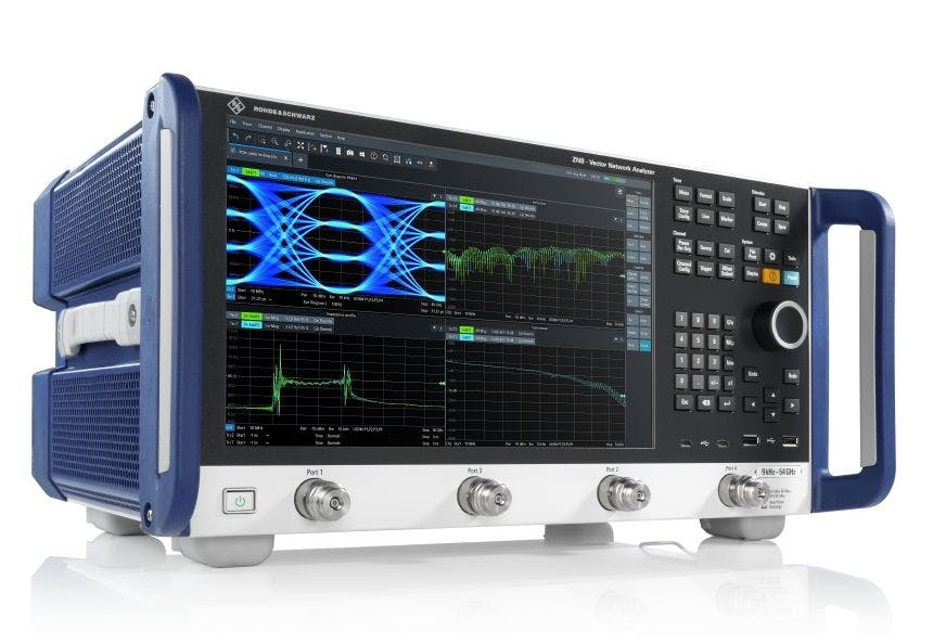 Fast forward to results with the high-frequency model of the R&S ZNB3000, covering frequencies as high as 54 GHz.