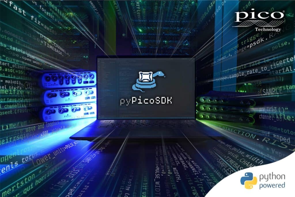 The Pico Technology pyPicoSDK Python software-development kit enables users to write Python programs to run on Pico oscilloscopes
