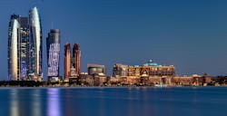 Abu Dhabi in the evening. ID 92266409 © | Dreamstime.com. Abu Dhabi in the evening. ID 92266409 © | Dreamstime.com.