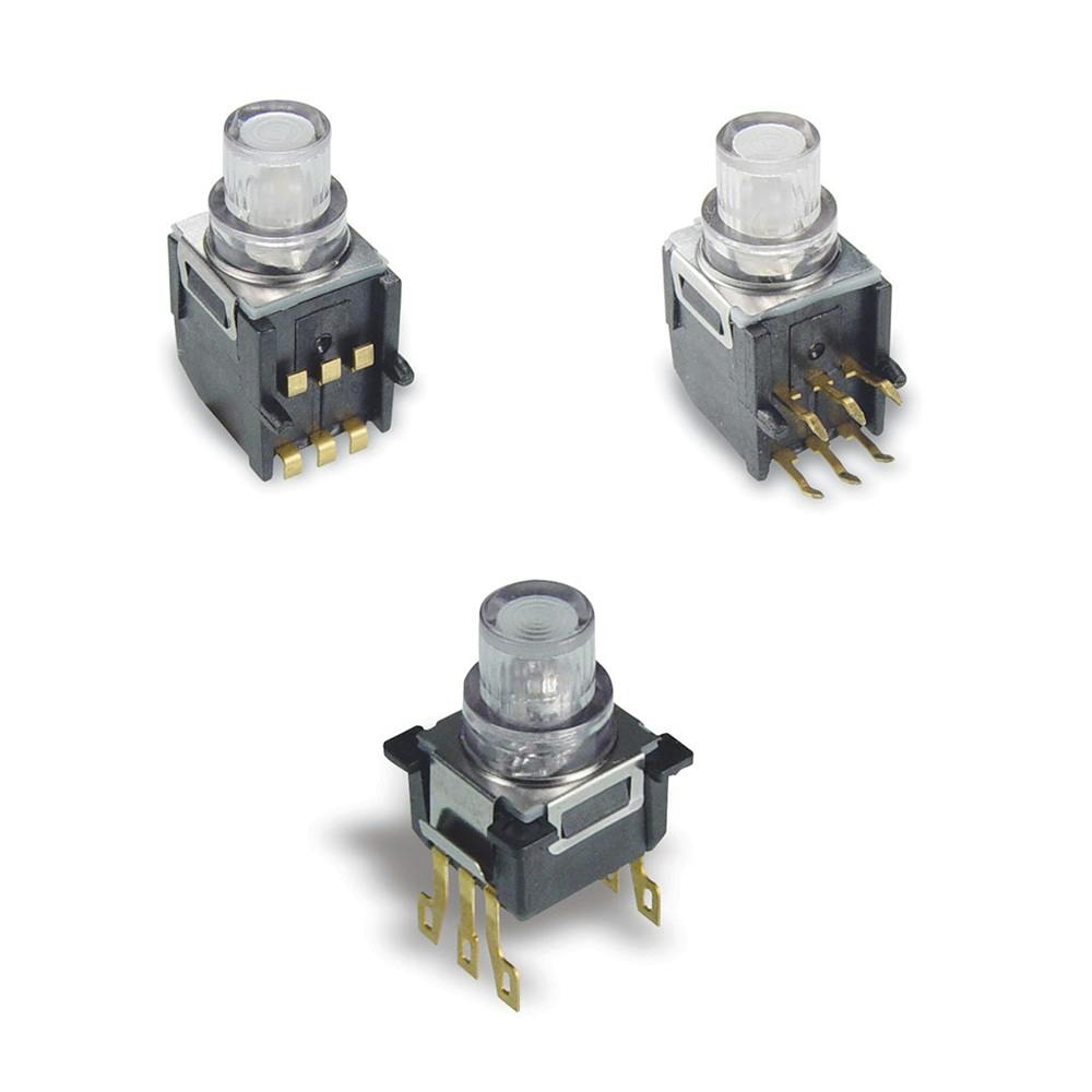 The Littelfuse K5V4 illuminated tactile switches are for manufacturers switching from wave to reflow soldering processes.