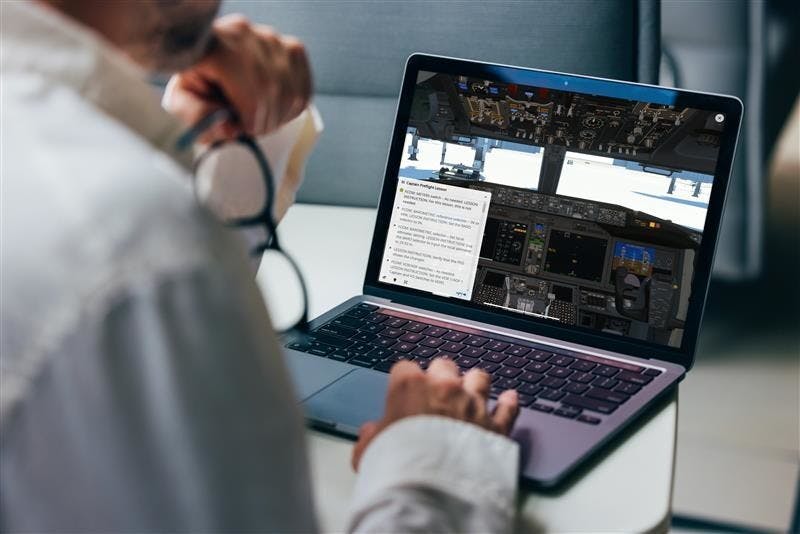 Boeing announced the launch of its Virtual Airplane Procedures Trainer (VAPT). Boeing photo.