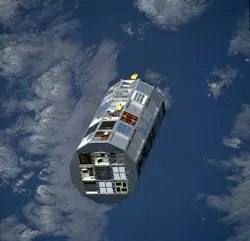 The NASA Long Duration Exposure Facility (LDEF) was designed by the Marshall Space Flight Center (MSFC) to test the performance of spacecraft materials, components, and systems that have been exposed to the environment of micrometeoroids and space debris for an extended period of time.