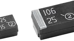 The Vishay DLA 04051 series of vPolyTan polymer surface-mount chip capacitors are for high-reliability aerospace and defense applications