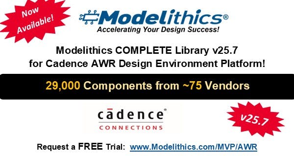 Modelithics COMPLETE Libray 25.7 AWR